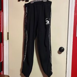 Black Nike Joggers Rainbow-Splatter